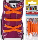 U-LACE VETERS U-Laces kiddos veters neon oranje 6 stuks