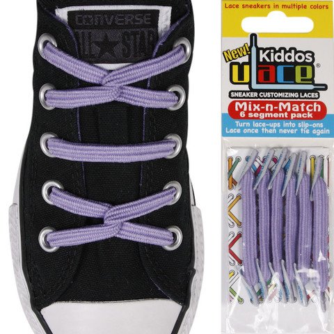 U-LACE VETERS U-Laces kiddos elastische veters lavendel 6 stuks