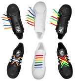 U-LACE VETERS U-Laces kiddos elastische veters zilver 6 stuks