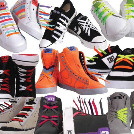 U-LACE VETERS U-Laces classic mix-n-match elastische veters zwart 6 stuks