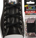 U-LACE VETERS U-Laces classic mix-n-match elastische veters zwart 6 stuks