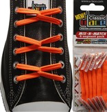 U-LACE VETERS U-Laces classic mix-n-match elastische veters neon oranje 6 stuks