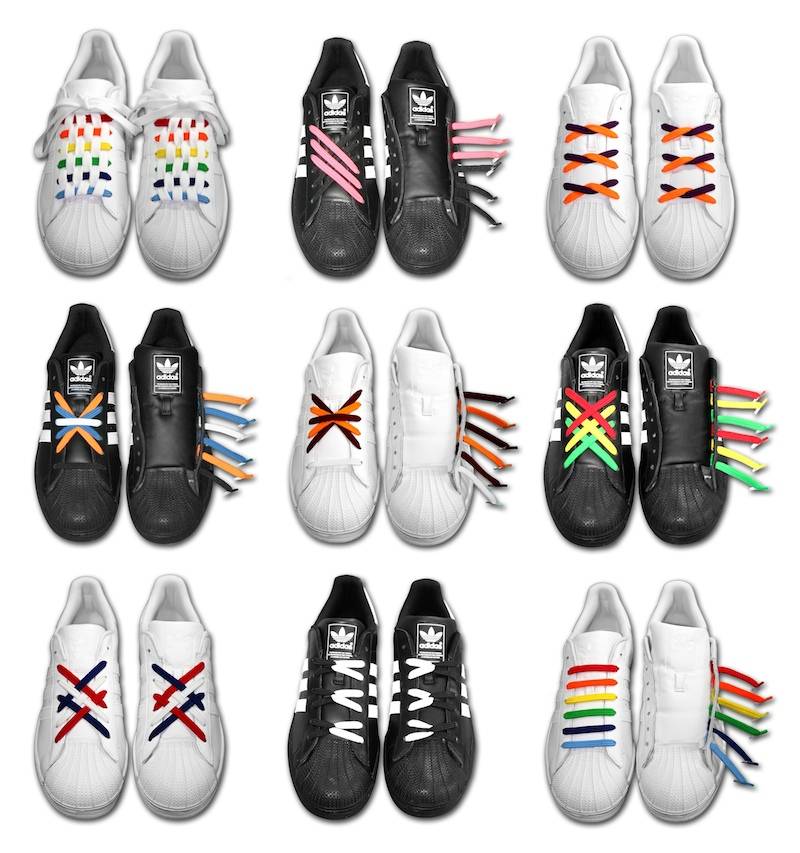 U-LACE VETERS U-Laces classic mix-n-match elastische veters bubble gum pink 6 stuks