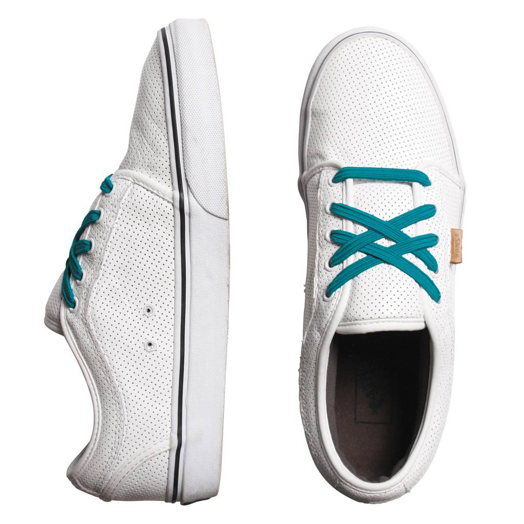 U-LACE VETERS U-Laces classic mix-n-match elastische veters ocean teal 6 stuks