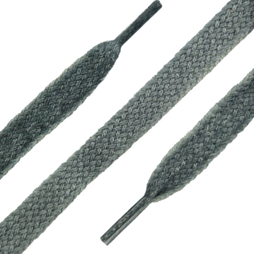 SL LINE Platte sneaker veters grijs 120cm met vintage look