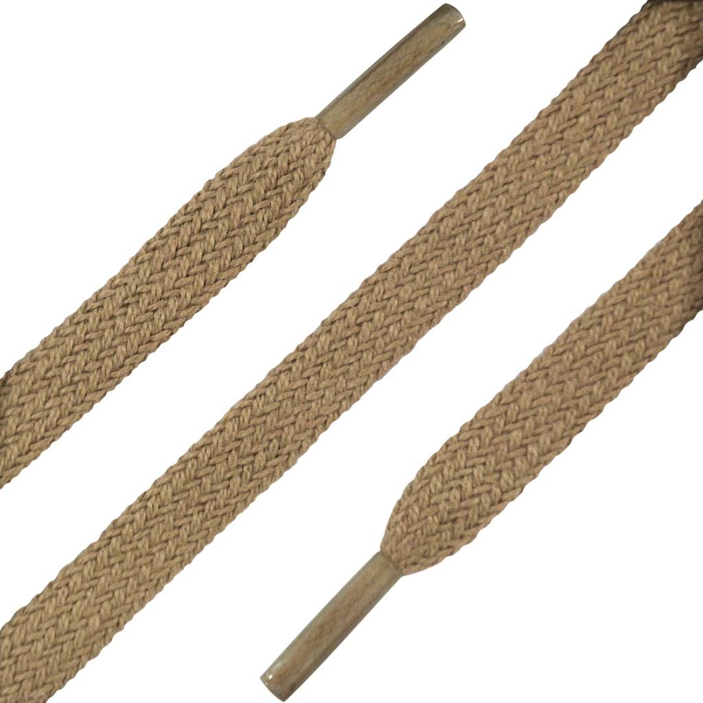 SL LINE Platte veters taupe 75cm voor sneakers en nette schoenen