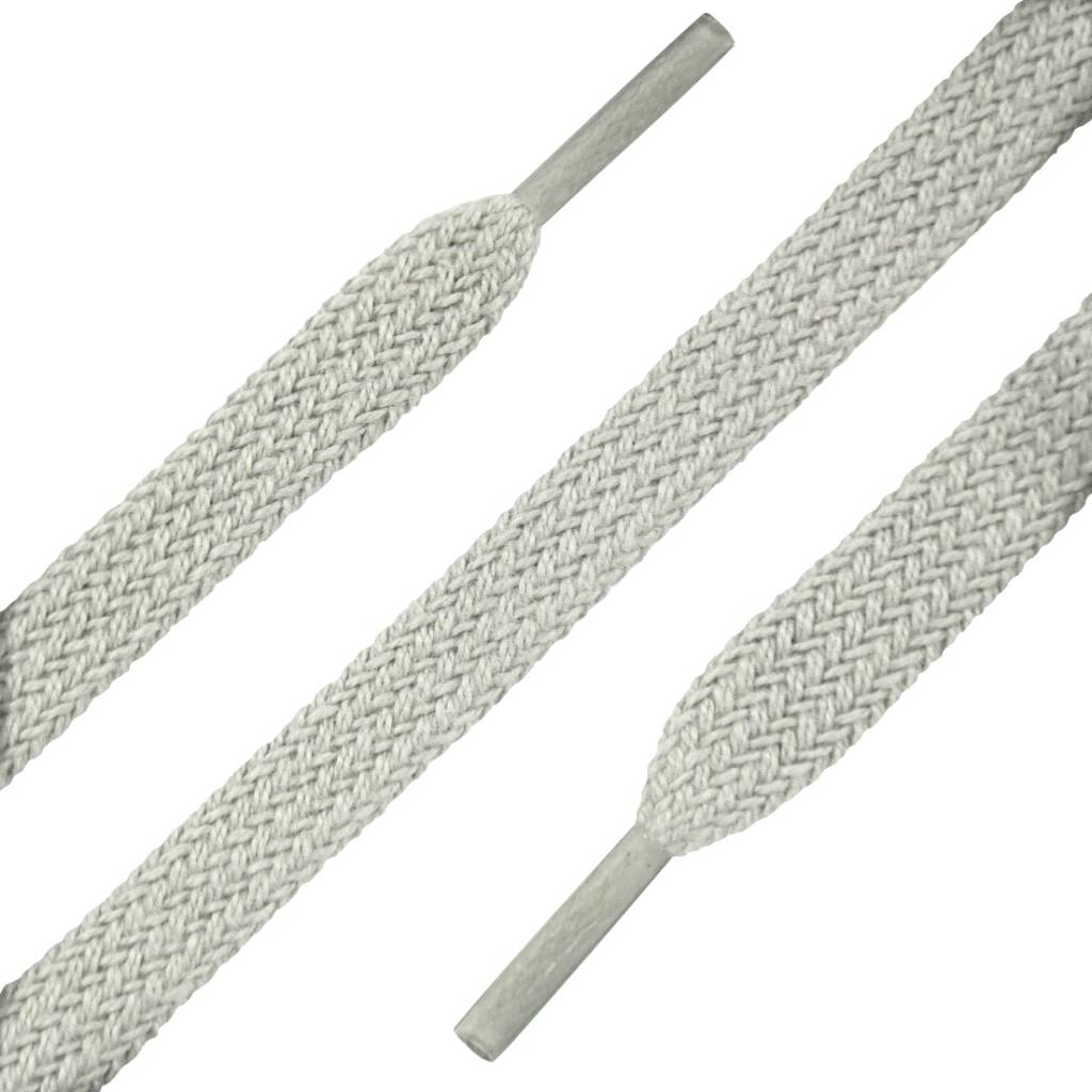 SL LINE Platte veters lichtgrijs 75cm voor sneakers en nette schoenen