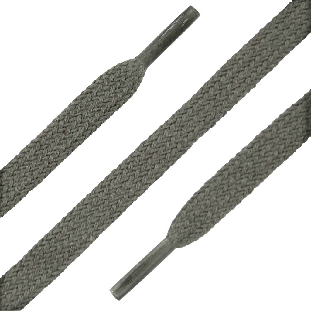 SL LINE Platte veters donkergrijs 75cm voor sneakers en nette schoenen