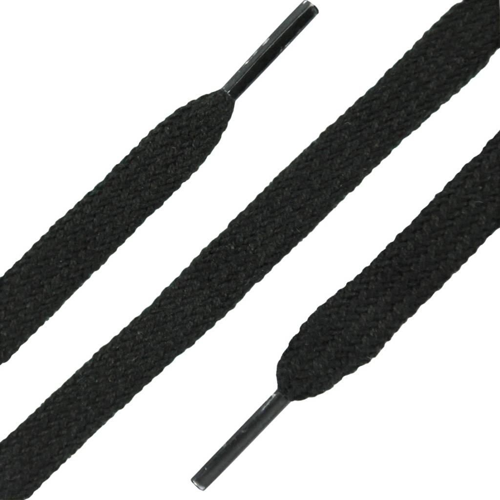 SL LINE Platte veters zwart 90cm voor sneakers en nette schoenen