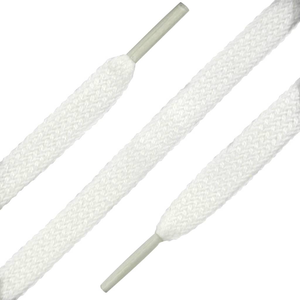 SL LINE Platte veters wit 90cm voor sneakers en nette schoenen