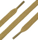 SL LINE Platte veters donkerbeige 90cm voor sneakers en nette schoenen