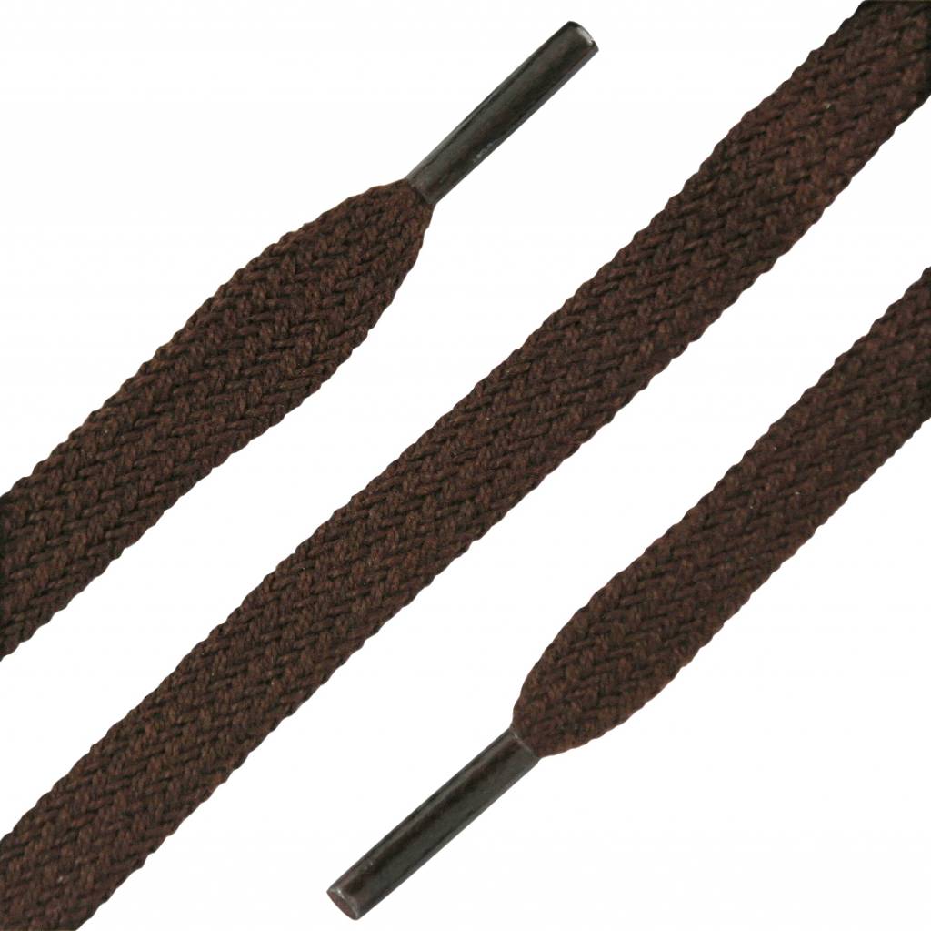SL LINE Platte veters donkerbruin 90cm voor 5 tot 7 paar vetergaatjes