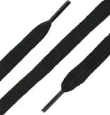 SL LINE Platte veters zwart 100cm voor schoenen met 7 tot 8 paar vetergaatjes