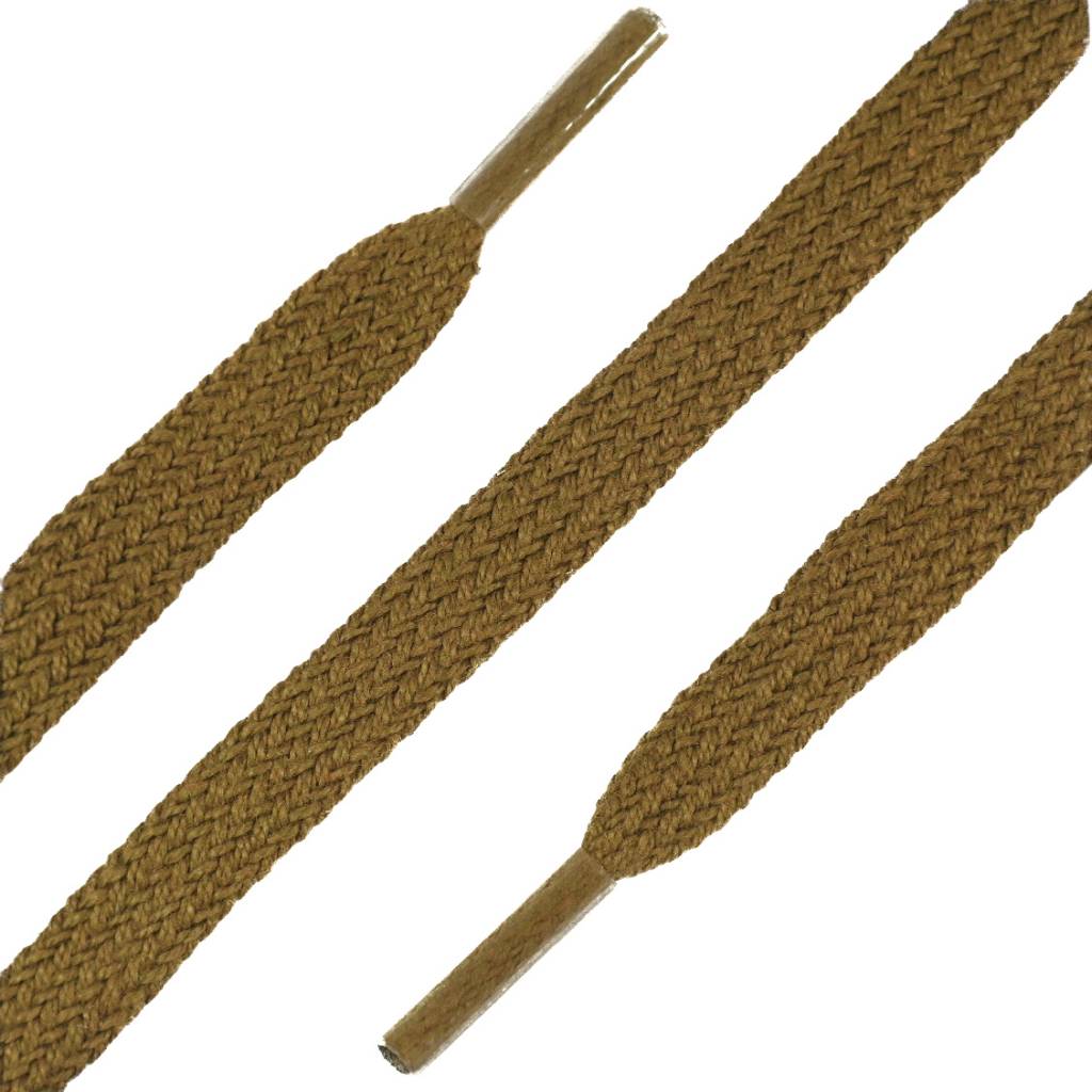 SL LINE Platte veters donkertaupe 120cm voor 7 tot 9 paar vetergaatjes