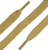 SL LINE Platte veters donkerbeige 150cm voor schoenen met veel vetergaatjes