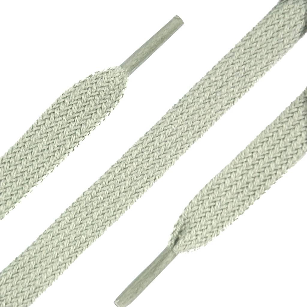 SL LINE Platte veters lichtgrijs 150cm voor schoenen met veel vetergaatjes