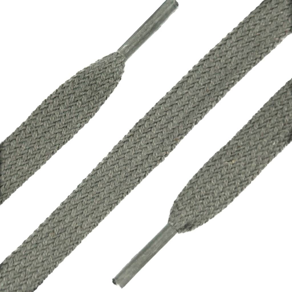 SL LINE Platte veters donkergrijs 150cm voor schoenen met veel vetergaatjes