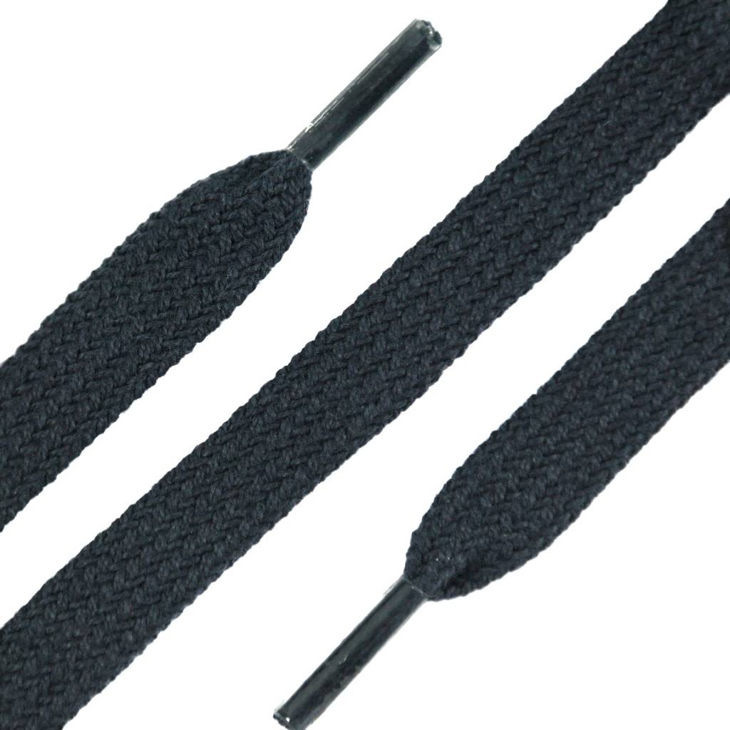 SL LINE Platte veters donkerblauw 150cm voor schoenen met veel vetergaatjes