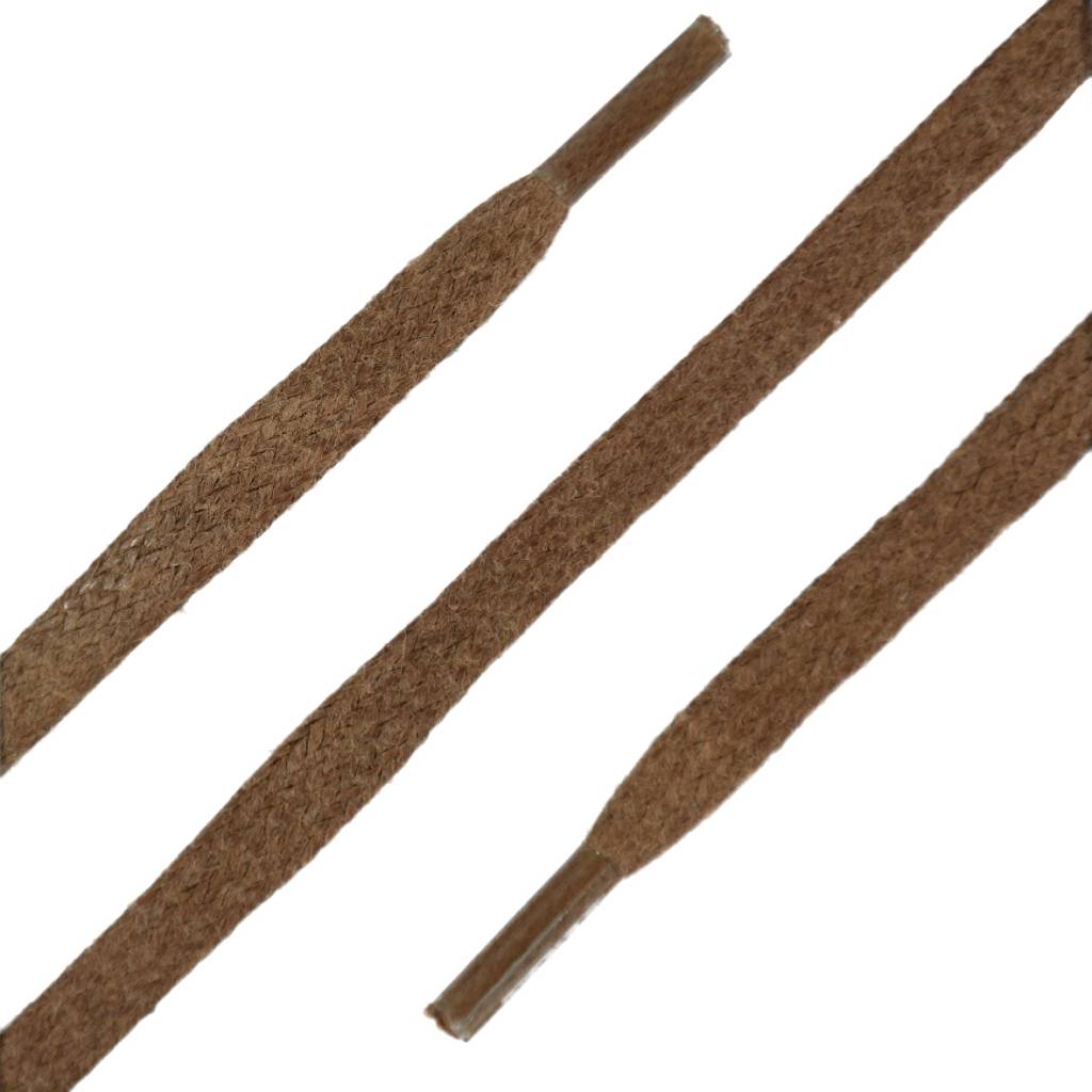 SL LINE Platte wax katoenen veters cognac 75cm