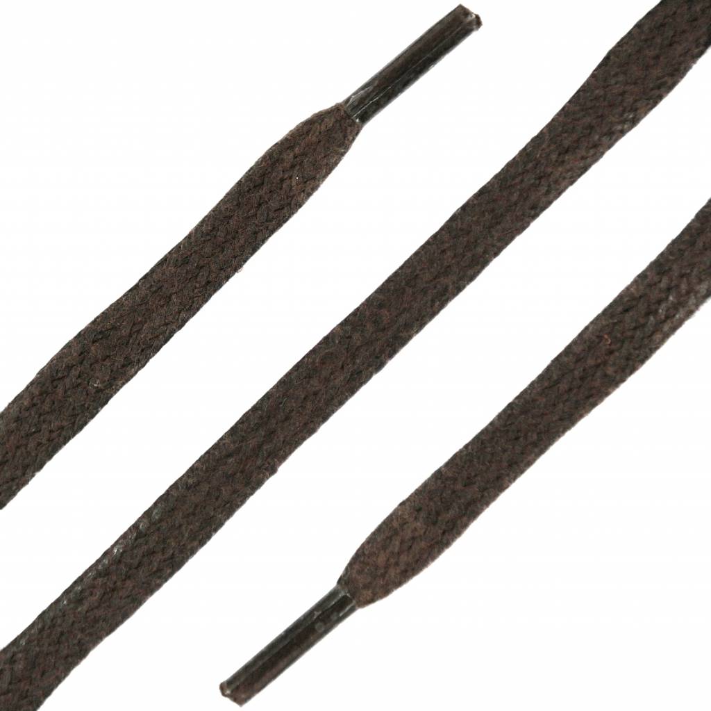 SL LINE Platte wax katoenen veters donkerbruin 90cm