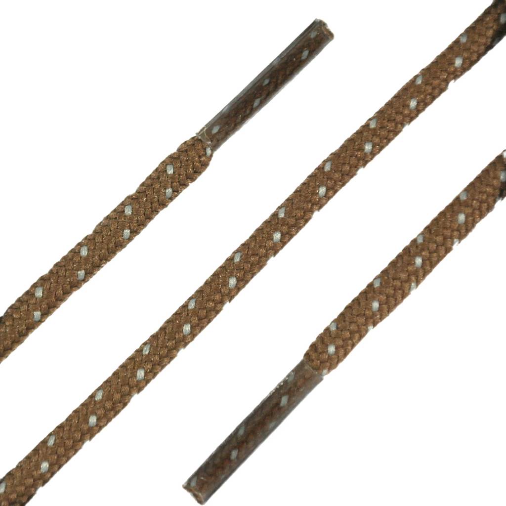 SL LINE Ronde outdoor veters bruin grijs 90cm voor wandelschoenen