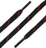 SL LINE Ronde outdoor veters zwart rood 150cm voor berg- en wandelschoenen