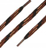 SL LINE Ronde katoenen veters zalm bruin beige zwart 90cm