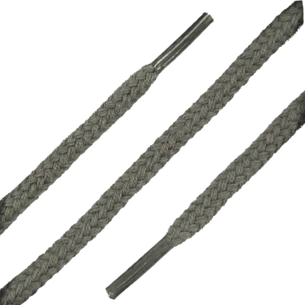 SL LINE Dikke ronde schoenveters donkergrijs 75cm katoen