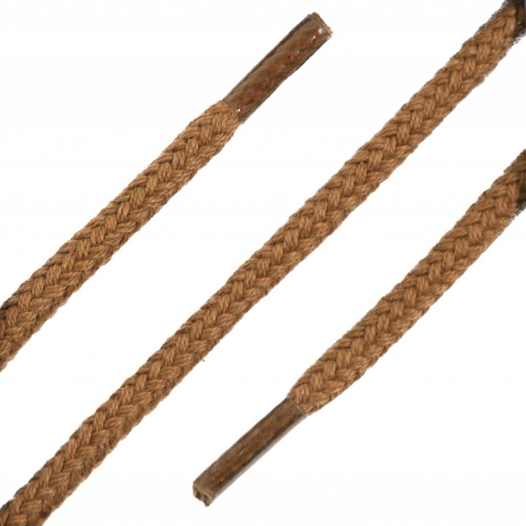 SL LINE Dikke ronde schoenveters cognac 90cm katoen