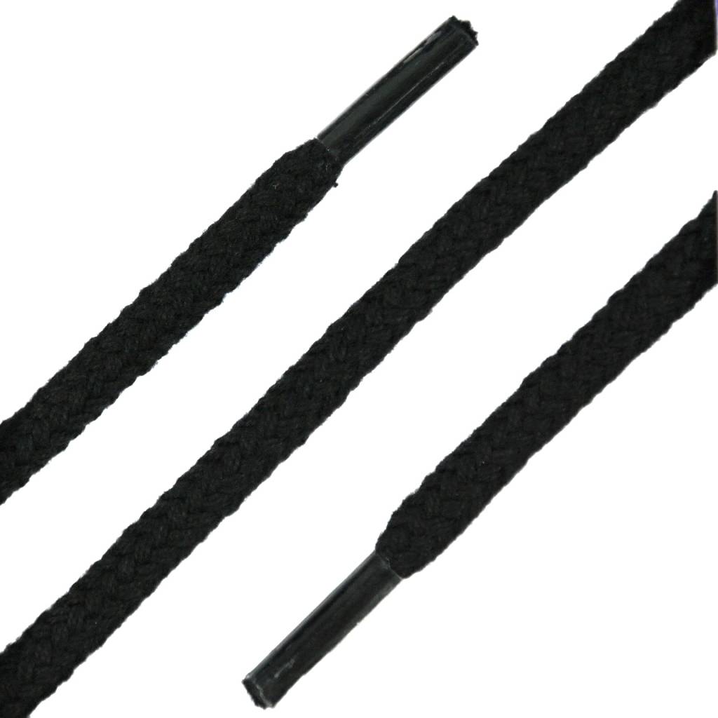 SL LINE Dikke ronde schoenveters zwart 120cm katoen