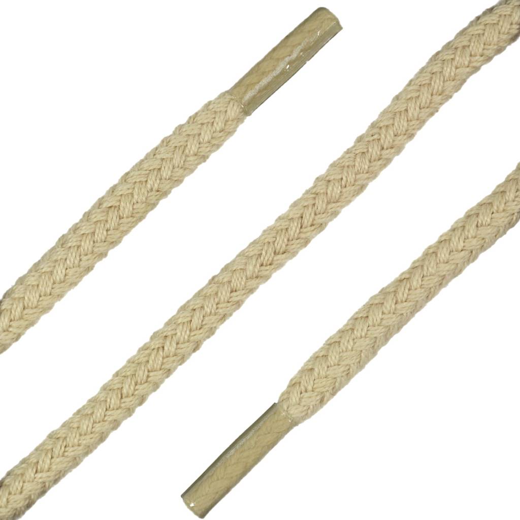 SL LINE Dikke ronde schoenveters kiezel 120cm katoen