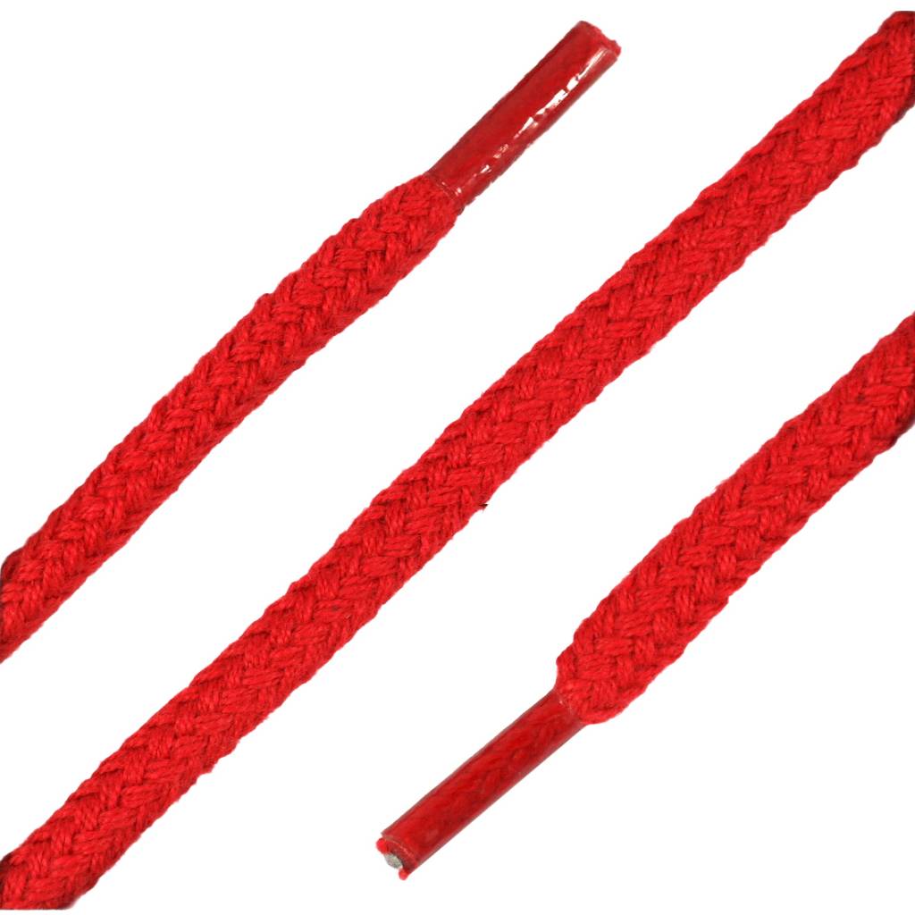 SL LINE Dikke ronde schoenveters rood 150cm katoen