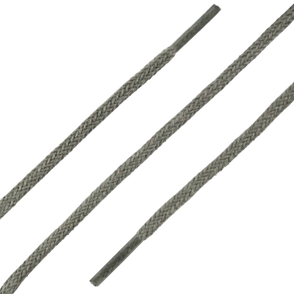 SL LINE Dunne ronde veters donkergrijs 60cm van katoen