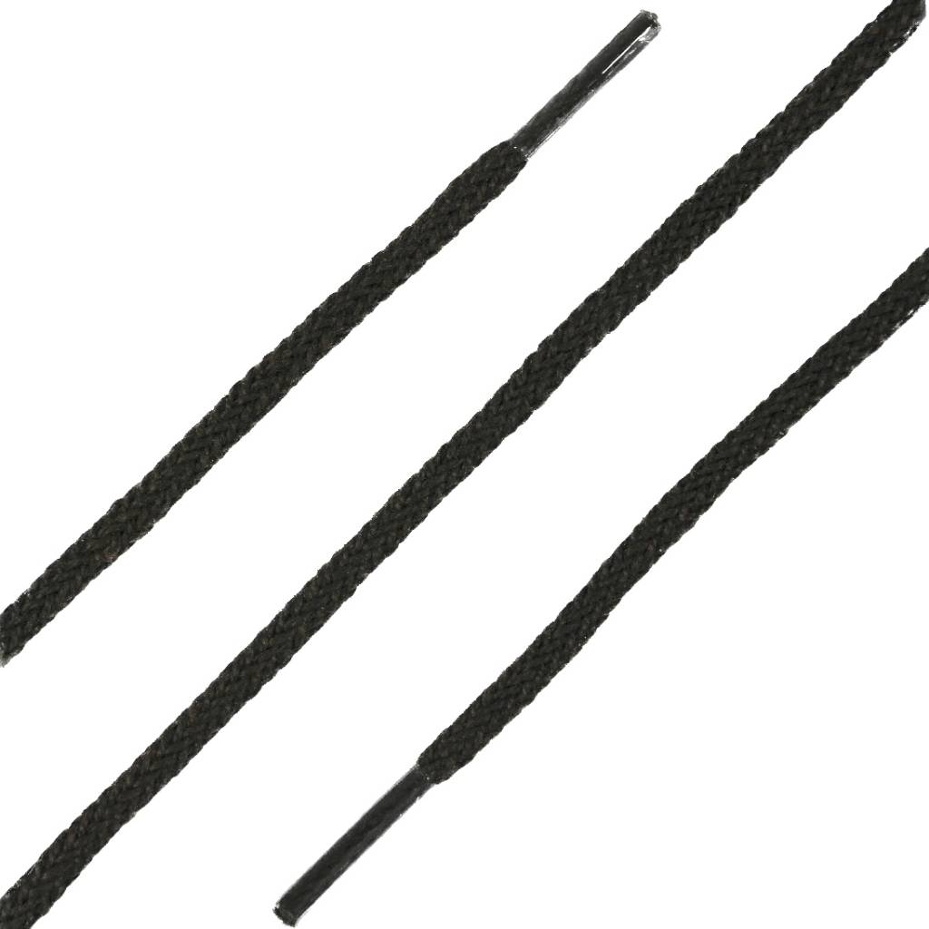 SL LINE Dunne ronde veters bruin 60cm van katoen