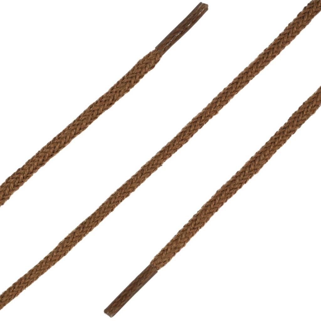 SL LINE Dunne ronde veters cognac 75cm van katoen