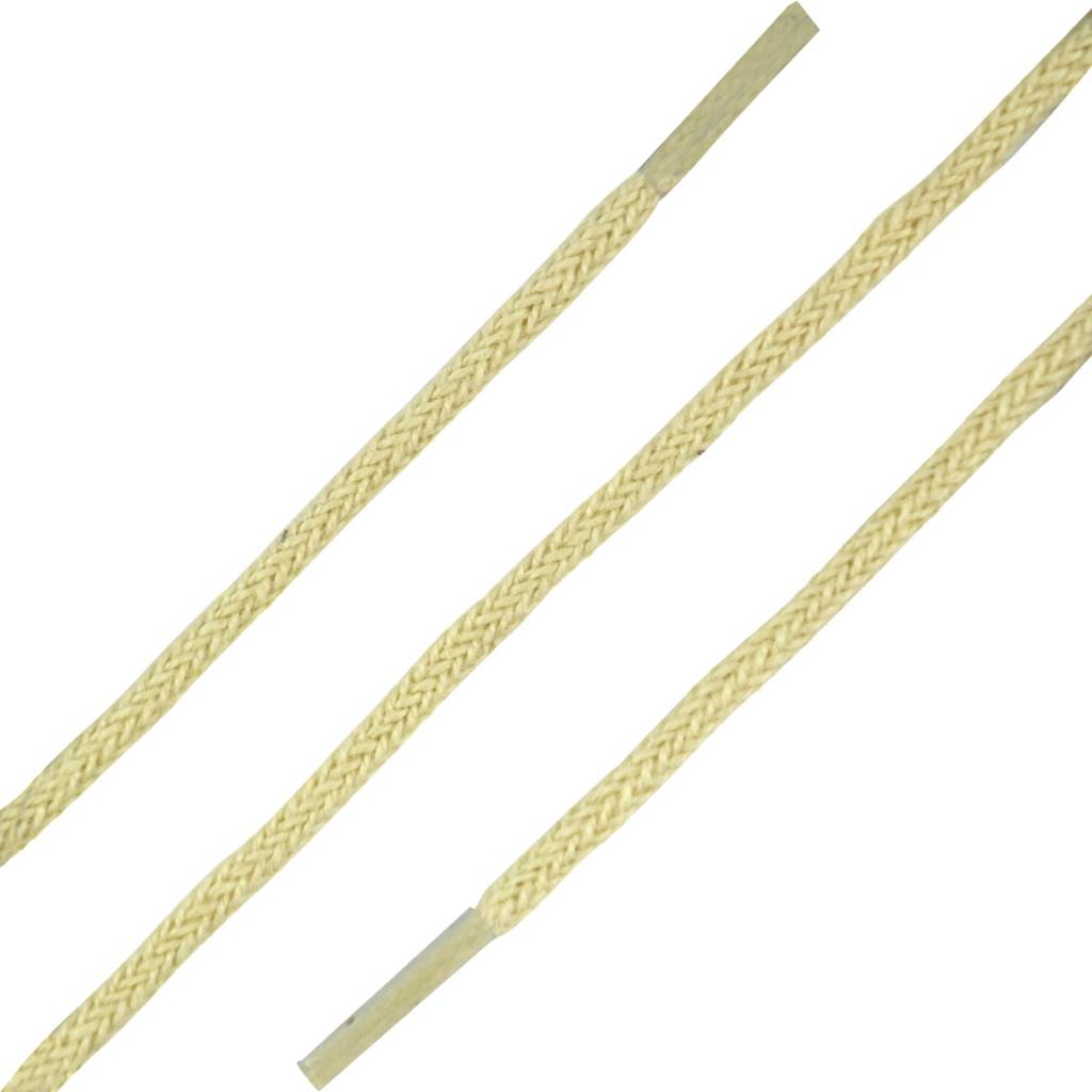 SL LINE Dunne ronde veters lichtbeige 90cm van katoen