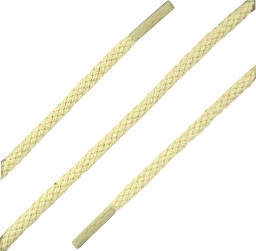 SL LINE Ronde veters lichtbeige 60cm van katoen voor nette schoenen