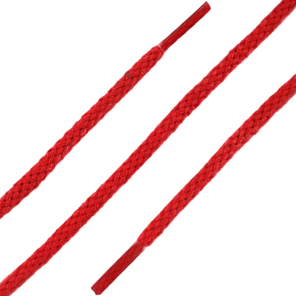 SL LINE Ronde veters rood 90cm – sterke katoenen schoenveters