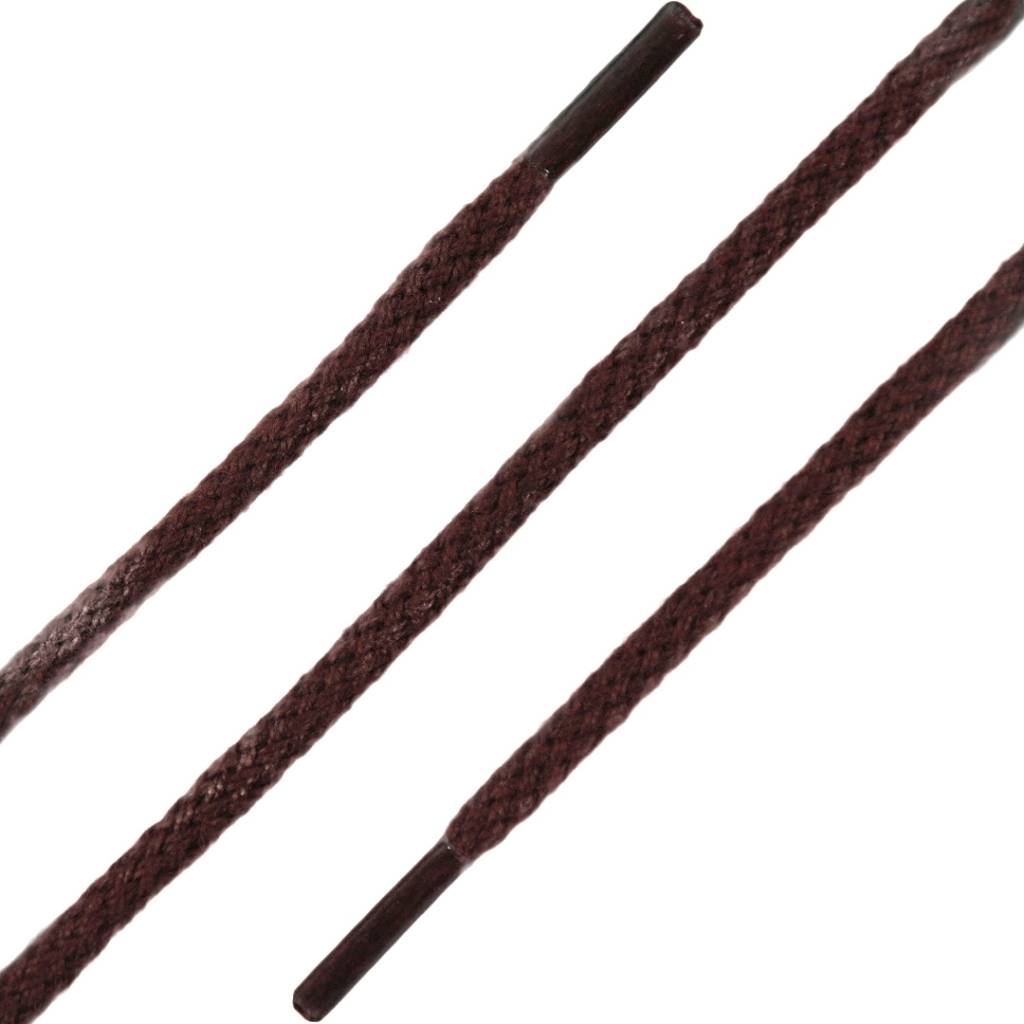 SL LINE Ronde veters bordeaux 120cm – duurzame katoenen schoenveters