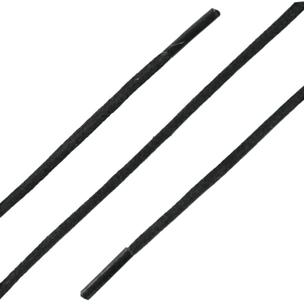 SL LINE SL extra dunne wax veters zwart 75cm | Korte luxe schoenveters