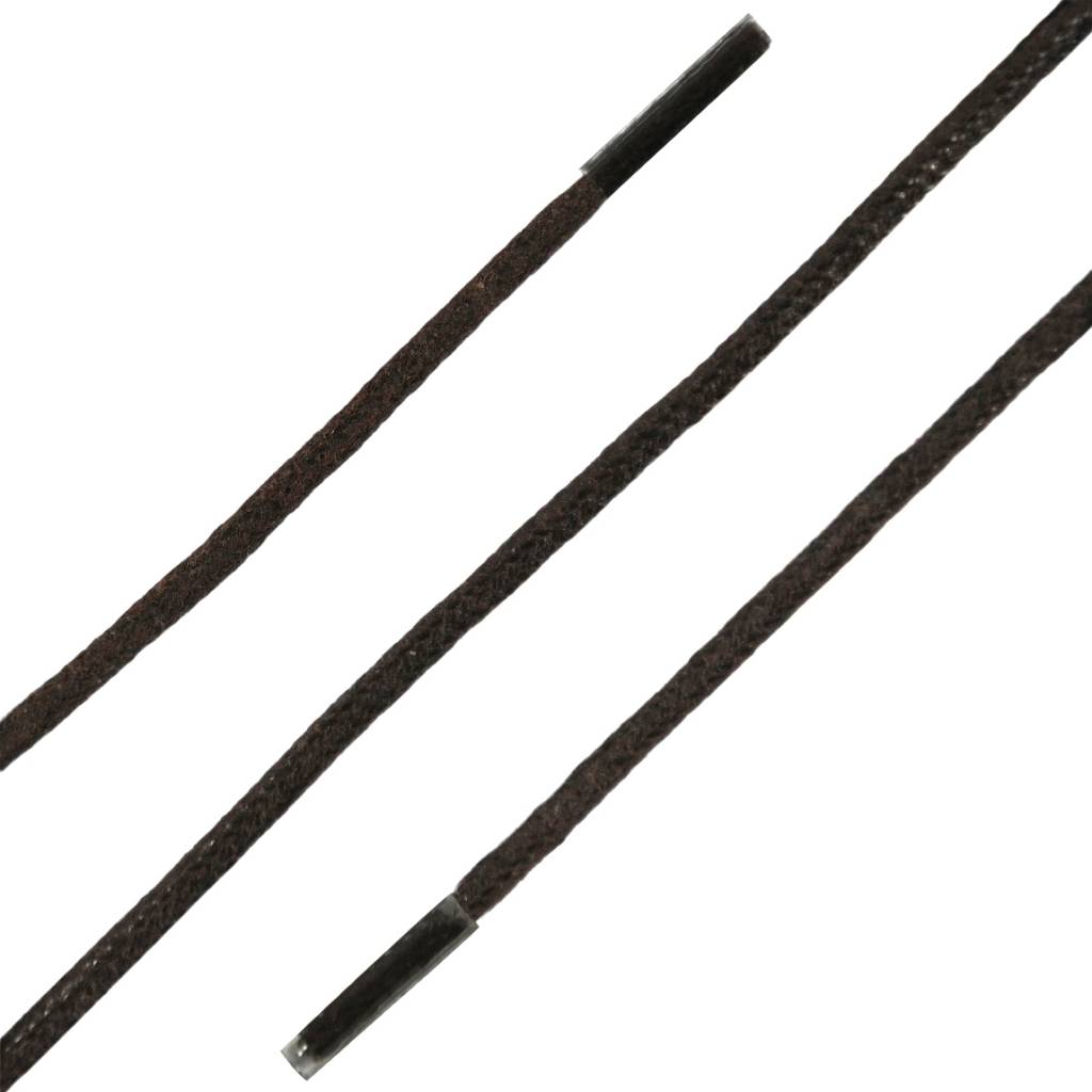 SL LINE SL extra dunne wax veters donkerbruin 75cm | Luxe korte schoenveters