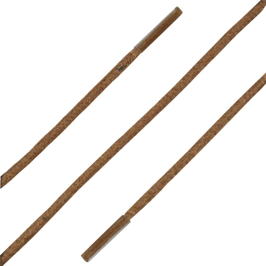 SL LINE SL extra dunne wax veters cognac 75cm | Luxe schoenveters kort