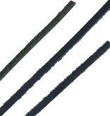 ShoeSupply.eu Leren veters donkerblauw 120cm | Stevige vierkante lederen veters