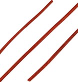 ShoeSupply.eu Ronde leren veters cognac 100cm | Luxe lederen sierveters