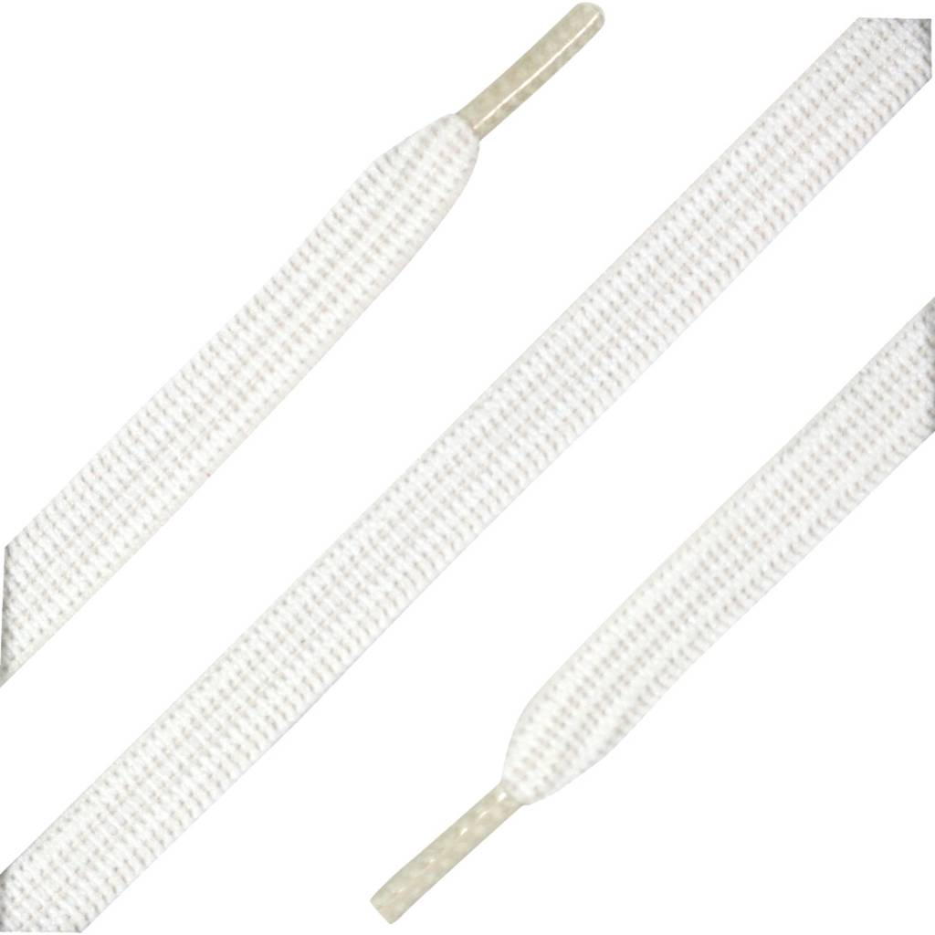 ShoeSupply.eu Platte elastische veters wit 90cm | Comfortabele instapveters