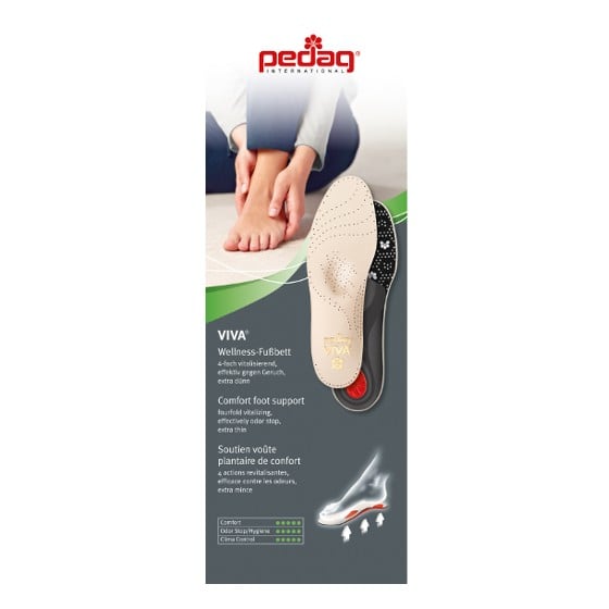 PEDAG Inlegzolen maat 49 50 51 Pedag Viva Kingsize leer