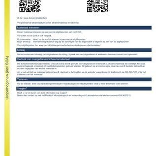 Aanvraagformulier MMI uropathogenen (incl. SOA)