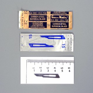 Disposable scalpel, no 15