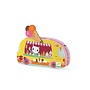 Silhouettenpuzzle - Ice cream Truck - 16 pcs