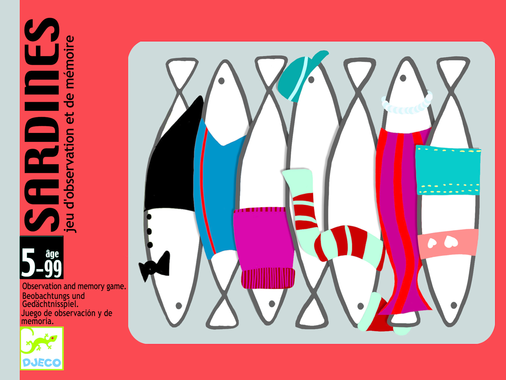 Card game Sardines Small Heroes Kidsconceptstore
